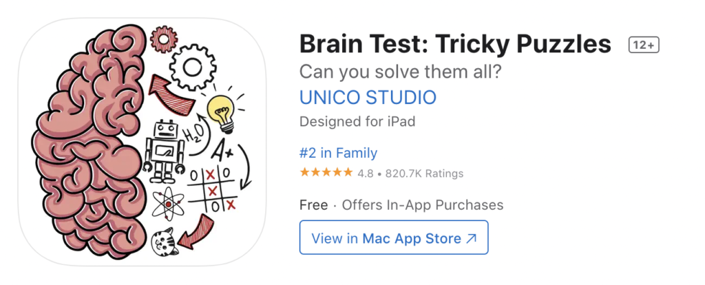Brain Test 4: Tricky Friends by UNICO STUDIO